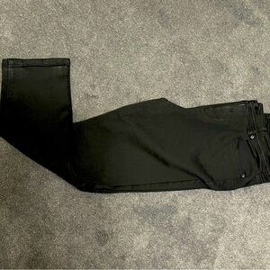 J.Jill Denim High-Rise Straight Leg Black Jeans- 10P